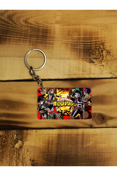 Panorama Ajans My Hero Academia Anime Dizi Netflix Ince Metal Anahtarlık ürün görseli