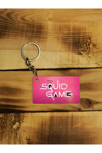 Panorama Ajans Squid Game Logo Duvar Kağıdı Ince Metal Anahtarlık ürün görseli