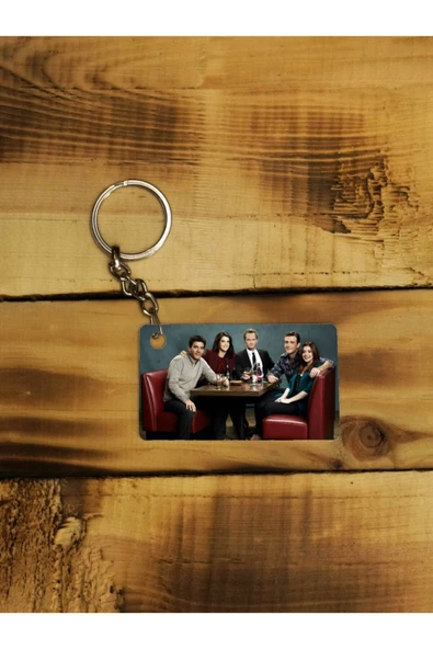 Panorama Ajans Hmym How I Met Your Mother Ted Barney Lilly Robin Marshall Ince Metal Anahtarlık ürün görseli