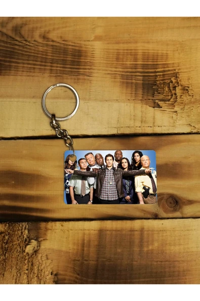 Panorama Ajans Brooklyn Nine Nine 99 Peralta Aile Karakol Müfettiş Ince Metal Anahtarlık ürün görseli 1