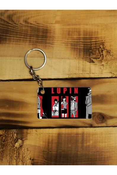 Panorama Ajans Arsen Lupen Lupin Çizgi Dizi Ince Metal Anahtarlık ürün görseli 1