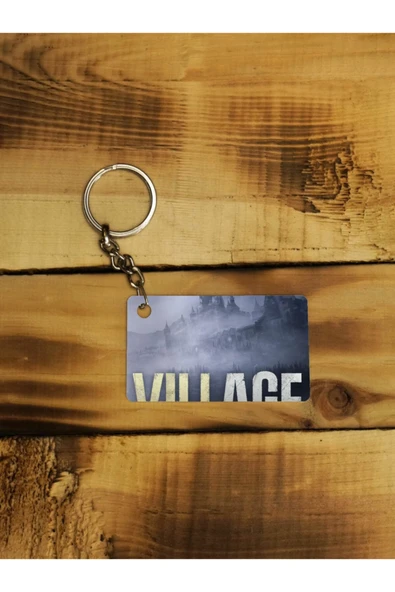 Panorama Ajans Resident Evil Son Oyun Village Köy Ince Metal Anahtarlık