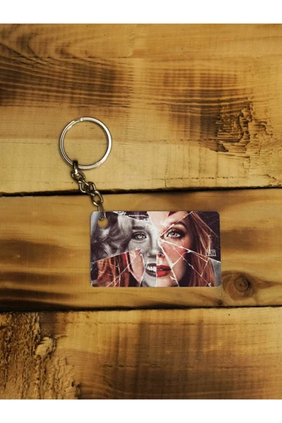 Panorama Ajans Wanda Vision Disney Dizi Afiş Ince Metal Anahtarlık ürün görseli 1