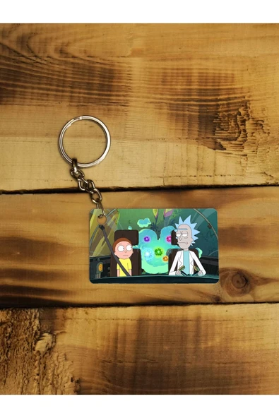 Panorama Ajans Dizi Riky And Morty Ince Metal Anahtarlık - 1