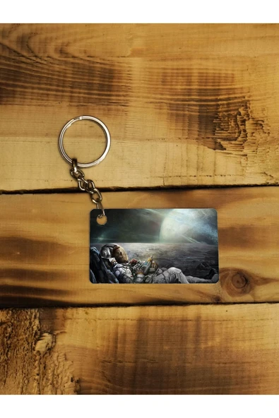 Panorama Ajans Astronot Kuru Kafa Uzay Ince Metal Anahtarlık ürün görseli