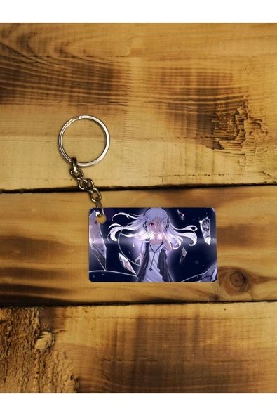 Panorama Ajans Anime Kız Tasarım Ince Metal Anahtarlık ürün görseli