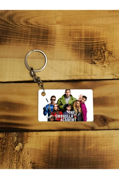 Panorama Ajans The Umbrella Academy Netflix Dizi Film Süper Kahraman Ince Metal Anahtarlık ürün görseli