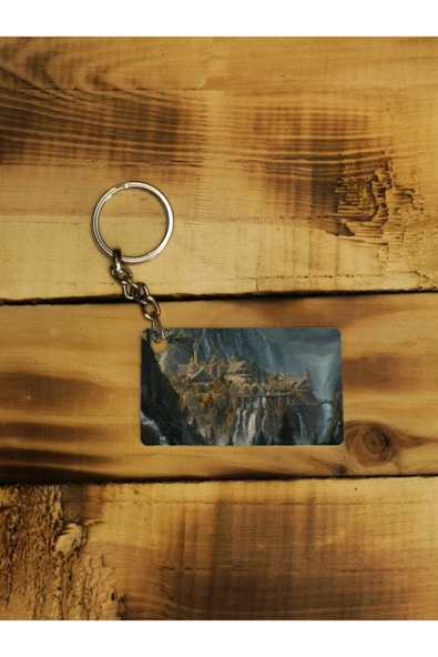 Panorama Ajans Yüzüklerin Efendisi Ince Metal Anahtarlık ürün görseli 1