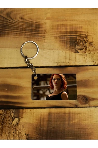 Panorama Ajans Scarlett Johansson Marvel Natasha Romanoff Ince Metal Anahtarlık ürün görseli