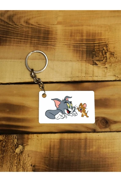 Panorama Ajans Tom Ve Jerry Çizgi Film Nostalji Ince Metal Anahtarlık ürün görseli