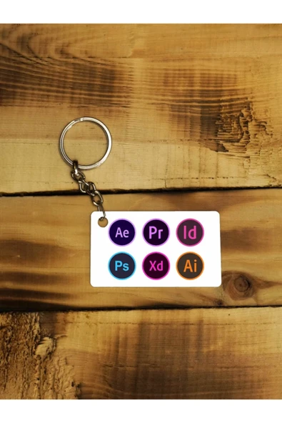 Panorama Ajans Adobe Kullanıcılarına Logo Tasarım Baskı Ince Metal Anahtarlık ürün görseli