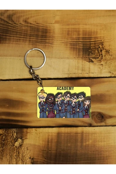 Panorama Ajans The Umbrella Academy Netflix Dizi Film Süper Kahraman Ince Metal Anahtarlık ürün görseli