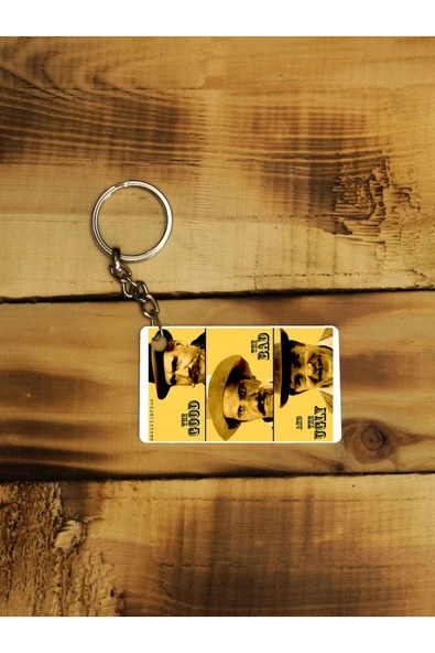 Panorama Ajans The Good The Bad The Ugly Ince Metal Anahtarlık ürün görseli