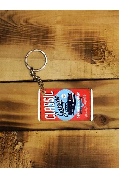 Panorama Ajans Cllassıc Garage Ince Metal Anahtarlık ürün görseli