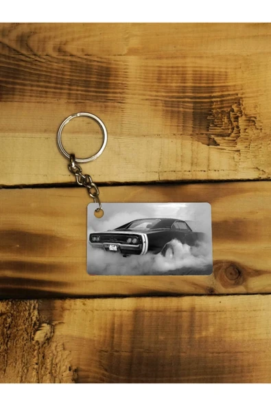 Panorama Ajans Dodge Charger Muscle Car Ince Metal Anahtarlık ürün görseli