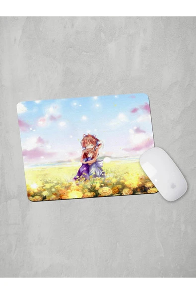 Panorama Ajans Anne Kız Anime Çizgi Film Anneler Günü Hediye Mouse Pad - 1
