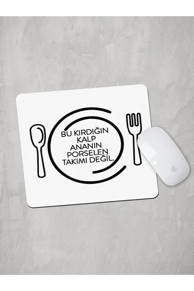 Panorama Ajans Komik Sözlü Porselen Takımı Mouse Pad - 1