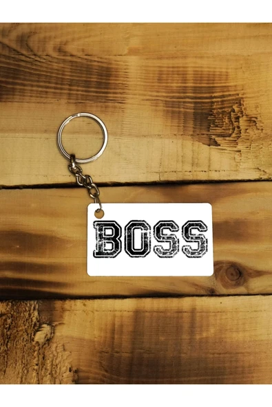 Panorama Ajans Boss Tasarımlı Ince Metal Anahtarlık ürün görseli