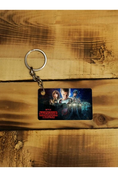 Panorama Ajans Stranger Things Netflix Dizi Film Severlere Hediye Ince Metal Anahtarlık ürün görseli