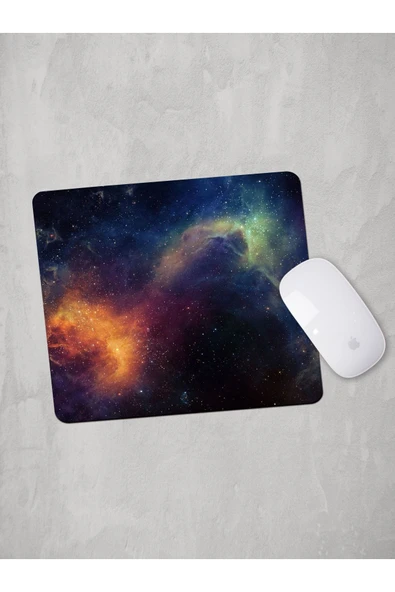 Panorama Ajans Turuncu Yeşil Yıldız Tasarım Mouse Pad