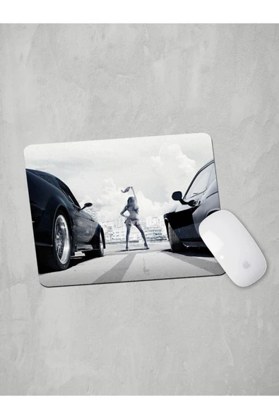 Panorama Ajans Yarış Severlere Özel Start Kadın Bayrak Mouse Pad ürün görseli 1