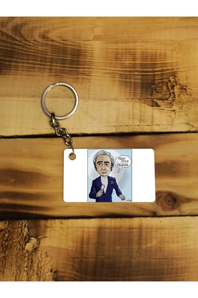 Panorama Ajans Peki Öyle Olsun Ince Metal Anahtarlık ürün görseli