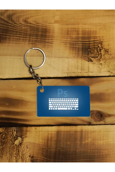 Panorama Ajans Ps Program Tasarımlı Ince Metal Anahtarlık ürün görseli