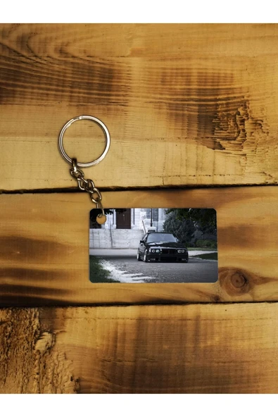 Panorama Ajans Bmw E36 Siyah Ince Metal Anahtarlık ürün görseli