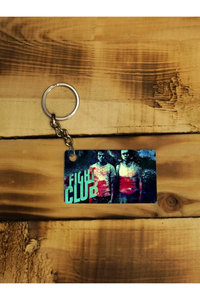 Panorama Ajans Fight Club Afiş Ince Metal Anahtarlık ürün görseli 1