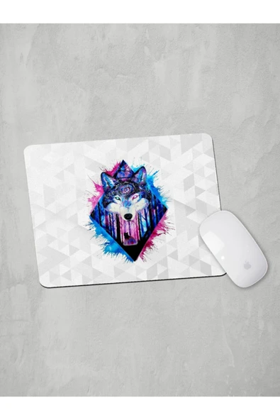Panorama Ajans Renkli Kurt Tasarım Colourful Sticker Mouse Pad - 1