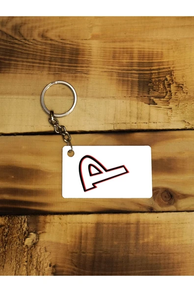 Panorama Ajans P Harfi Ince Metal Anahtarlık ürün görseli