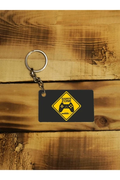 Panorama Ajans Gamer Zone Oyun Severlere Özel Oyun Alanı Ince Metal Anahtarlık ürün görseli