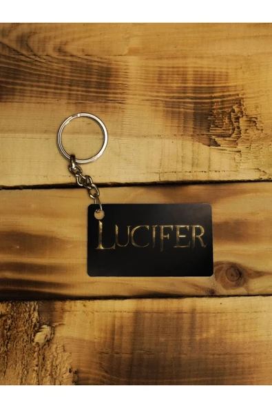 Panorama Ajans Lucifer Dizi Tasarım Ince Metal Anahtarlık ürün görseli
