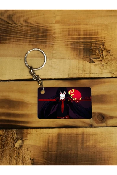 Panorama Ajans Akame Ninaja Ga Kill Netflix Anime Ince Metal Anahtarlık ürün görseli