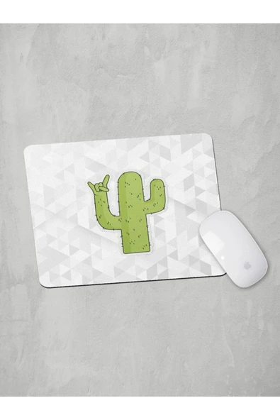 Panorama Ajans Rock Müzik Severlere Kaktüs Sticker Mouse Pad ürün görseli 1