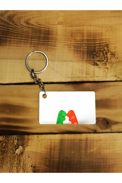 Panorama Ajans Sevgililer Günü Hediye Jelibon Tatlım Ince Metal Anahtarlık ürün görseli