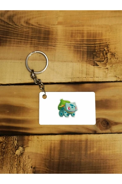 Panorama Ajans Pokemon Hayranlarına Bulbasaur Sticker Tasarım Ince Metal Anahtarlık ürün görseli