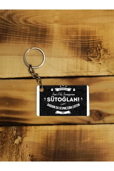 Panorama Ajans Süt Kardeşler Ince Metal Anahtarlık