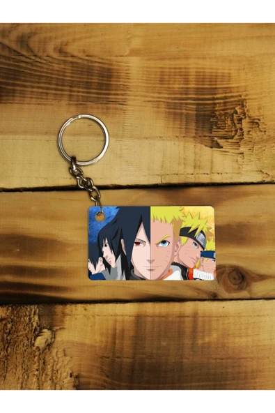 Panorama Ajans Naruto Ve Sasuke Efsane Anime Ince Metal Anahtarlık ürün görseli