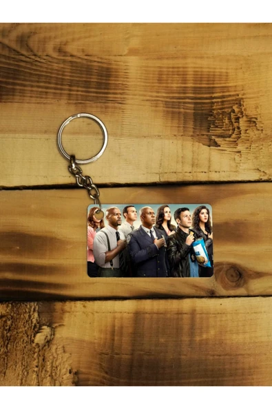 Panorama Ajans Brooklyn Nine Nine 99 Peralta Aile Karakol Müfettiş Ince Metal Anahtarlık ürün görseli