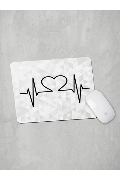 Panorama Ajans Sevgililer Günü Kalp Ritim Hayat Mouse Pad ürün görseli 1