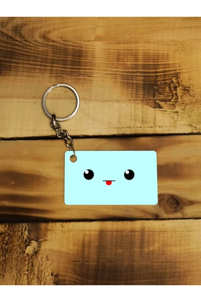 Panorama Ajans Minimal Blue Tasarım Ince Metal Anahtarlık ürün görseli 1