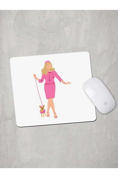 Panorama Ajans Pink Girl Mouse Pad - 1