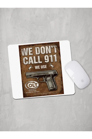 Panorama Ajans We Don't Call 911 Mouse Pad ürün görseli 1