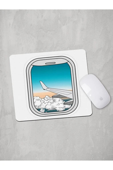 Panorama Ajans Minimal Uçak Kanadı Mouse Pad ürün görseli 1