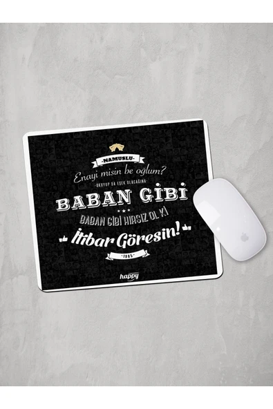 Panorama Ajans Yeşil Çam Film Tasarım Mouse Pad - 1