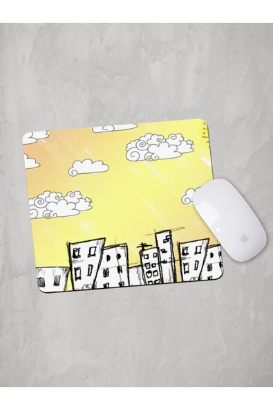 Panorama Ajans Doodle City Tasarım Mouse Pad ürün görseli 1