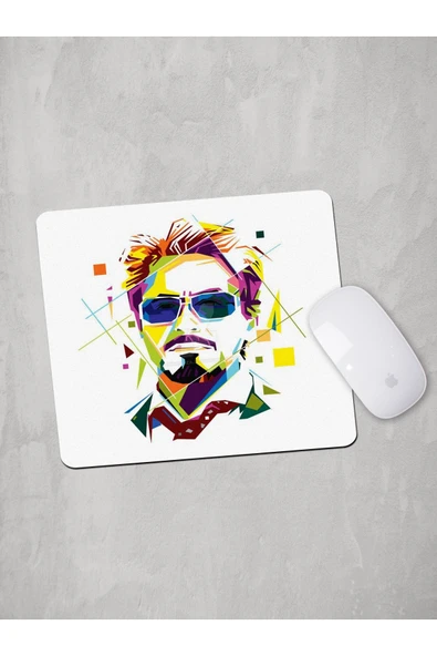 Panorama Ajans Robert Downey Mouse Pad - 1