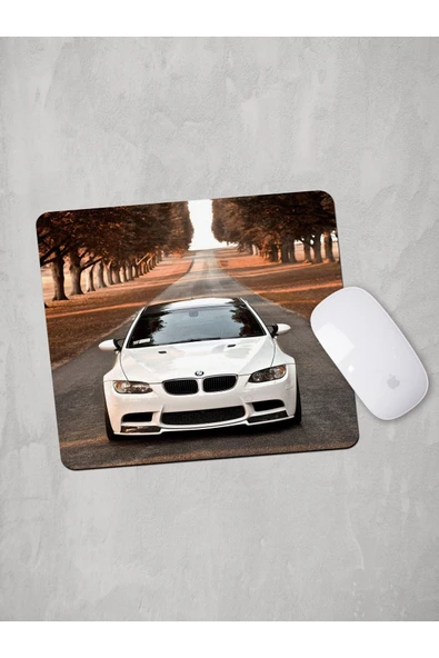 Panorama Ajans Bmw M3 Beyaz Mouse Pad ürün görseli 1