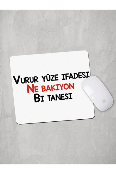Panorama Ajans Komik Sözlü Ne Bakıyon Mouse Pad ürün görseli 1